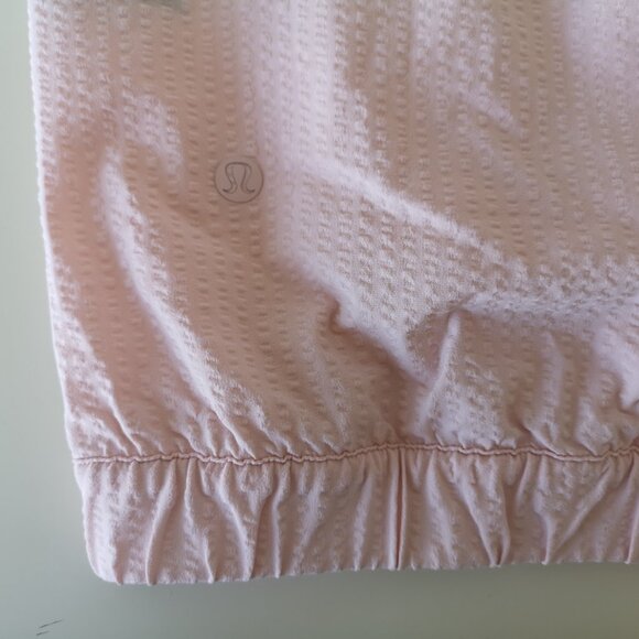 NWT LULULEMON PIMI Pink Half Zip Pack Light Pullover LS High Neck Top Size 4, 6 - Picture 9 of 11